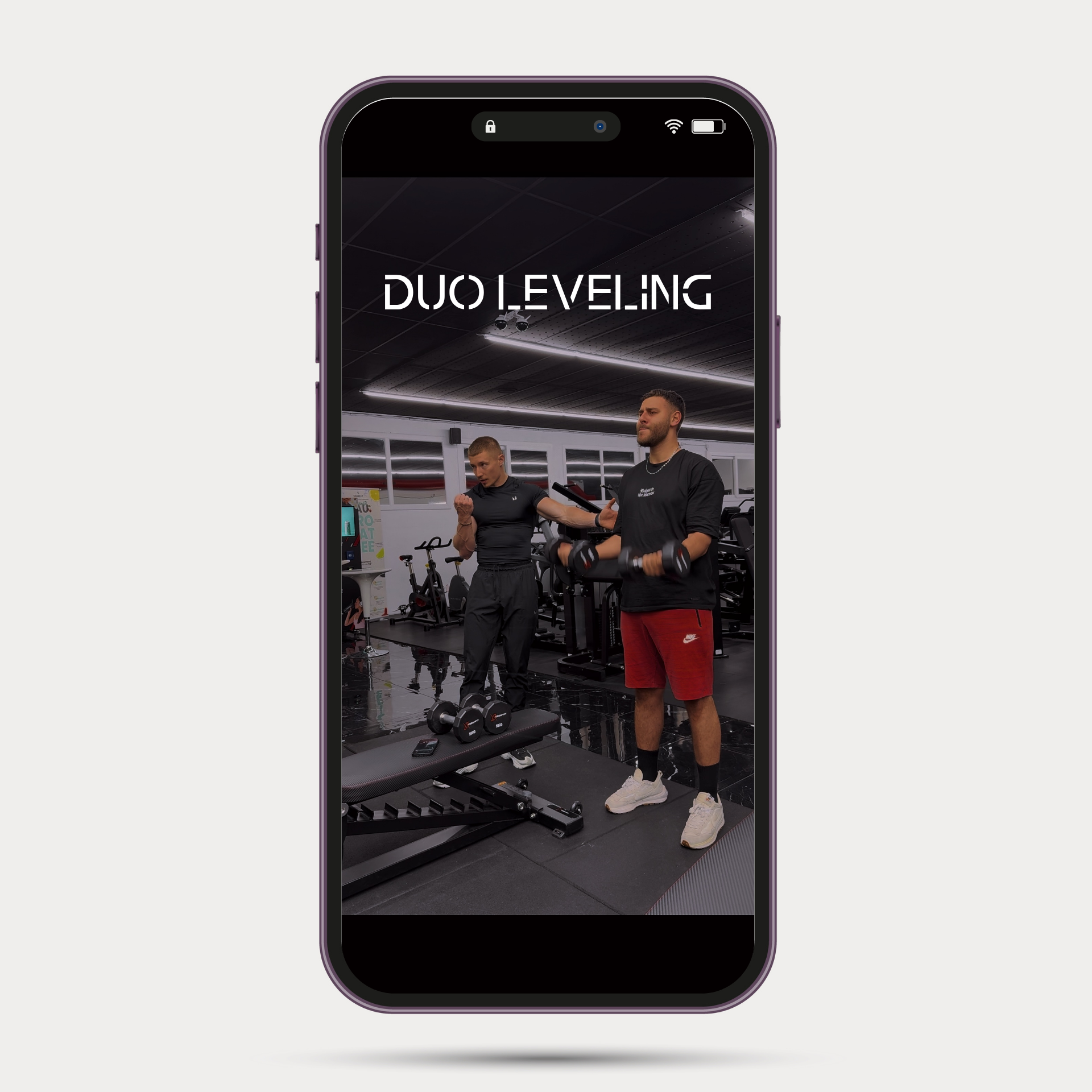 Gray and Black Modern Handphone Mockup Instagram Story