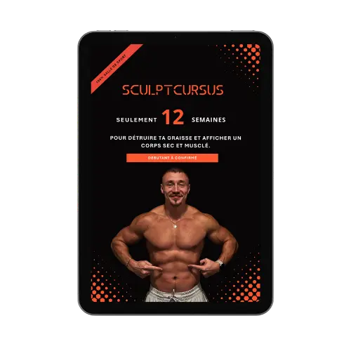 Programme SCULPTCURSUS – Homme (12 semaines)