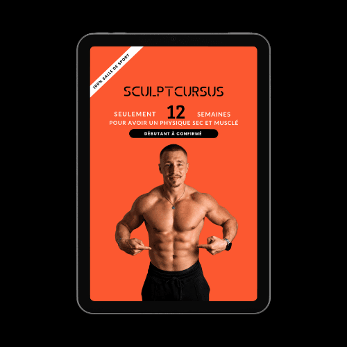 Programme SCULPTCURSUS Homme - 12 semaines
